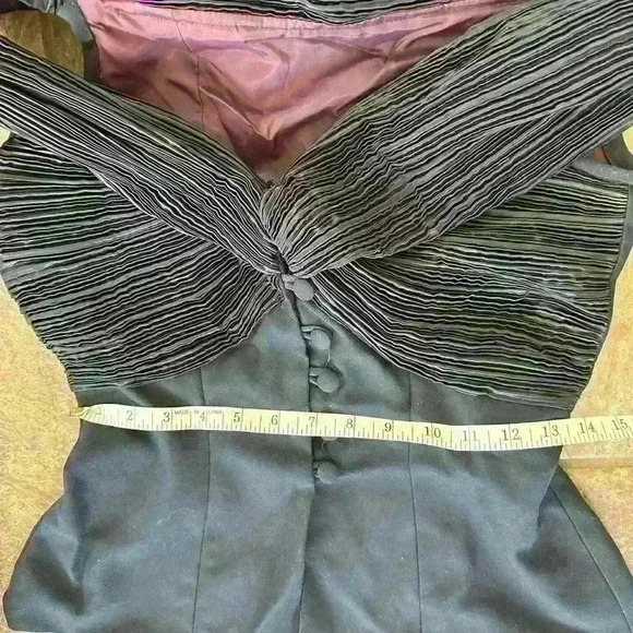 Vintage Two-Piece Maxi Evening Set - Size 4 Navy - Picture 5 of 10